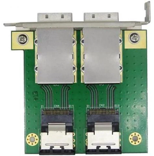 Alt view image 3 of 7 - SF-035 Dual Ports Mini SAS SFF-8088 To SAS 36Pin SFF-8087 PCBA Female