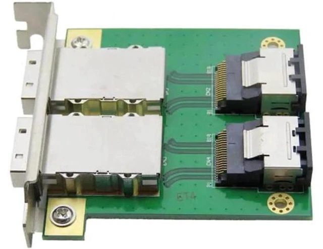 Alt view image 4 of 7 - SF-035 Dual Ports Mini SAS SFF-8088 To SAS 36Pin SFF-8087 PCBA Female