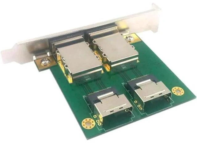 Alt view image 5 of 7 - SF-035 Dual Ports Mini SAS SFF-8088 To SAS 36Pin SFF-8087 PCBA Female