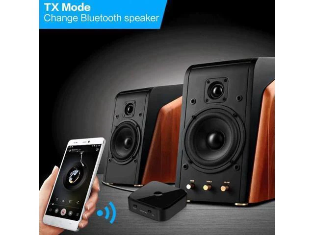 Alt view image 3 of 6 - 4.1 Wireless Bluetooth Receiver TX16 3.5mm Apt-x Wireless Stereo Adapter With Op
