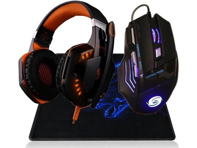 Alt view image 2 of 6 - Professional 3200 DPI 7 Button 7D LED USB Wired Gaming Mouse Mice+Over-ear Gamer
