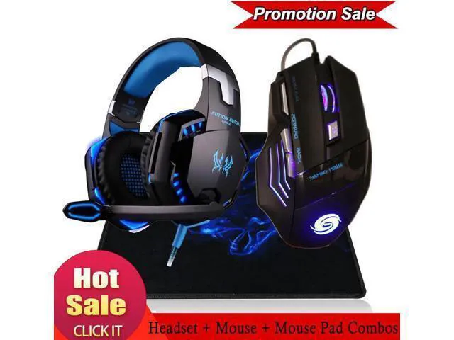 Alt view image 6 of 6 - Professional 3200 DPI 7 Button 7D LED USB Wired Gaming Mouse Mice+Over-ear Gamer