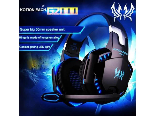 Alt view image 3 of 6 - Professional 3200 DPI 7 Button 7D LED USB Wired Gaming Mouse Mice+Over-ear Gamer