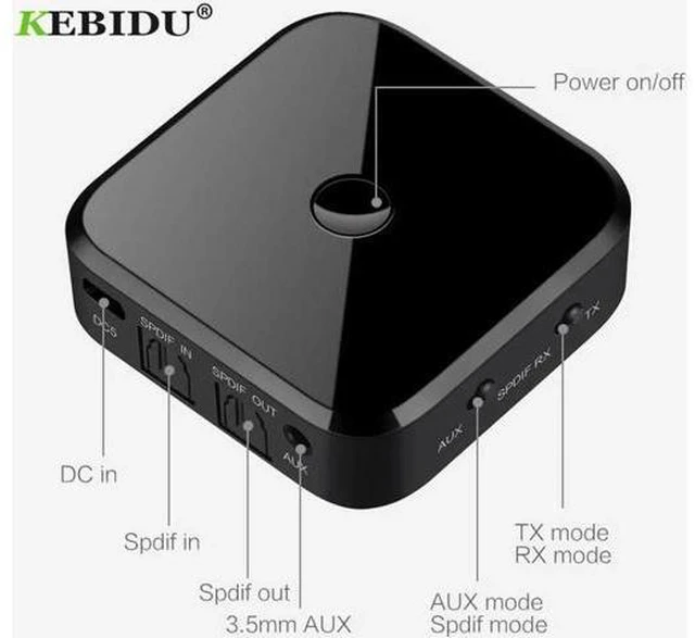Alt view image 6 of 6 - TX16 Bluetooth Transmitter Receiver 3.5mm Aptx Wireless Stereo Adapter HIFI With
