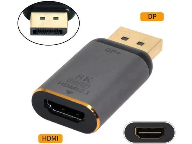 Alt view image 2 of 7 - Aomoproing DisplayPort 1.4 Source to HDMI 2.0 Display 8K 60hz UHD 4K DP to HDMI