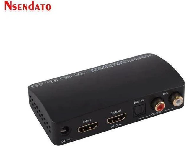 Alt view image 5 of 6 - 1 In 1 Out HDR UHD HDMI 2.0 Audio Extractor Switcher 4k 60HZ HDR HDMI2.0 Audio E