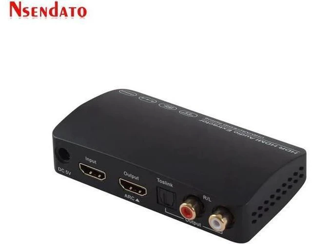 Alt view image 6 of 6 - 1 In 1 Out HDR UHD HDMI 2.0 Audio Extractor Switcher 4k 60HZ HDR HDMI2.0 Audio E
