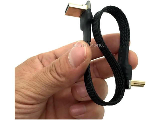 Alt view image 5 of 6 - Mini HDMI Micro HDMI Adapter 5cm-50cm FPC Ribbon Flat HDMI 2.0 Cable shielded fo
