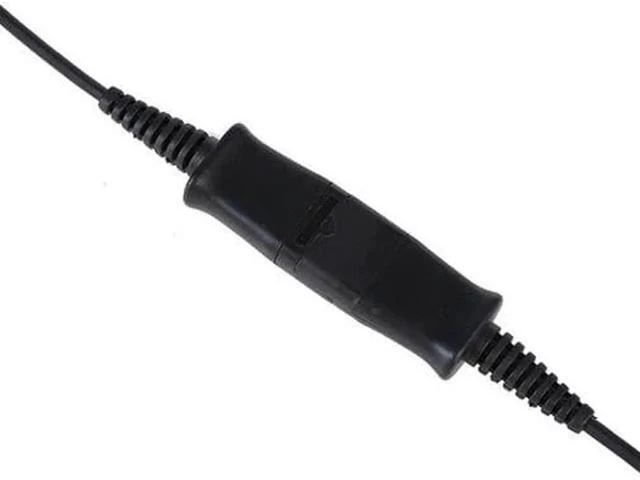 Alt view image 6 of 6 - Mono RJ9 plug headset with Quick Disconnect cord phone headset call center offic