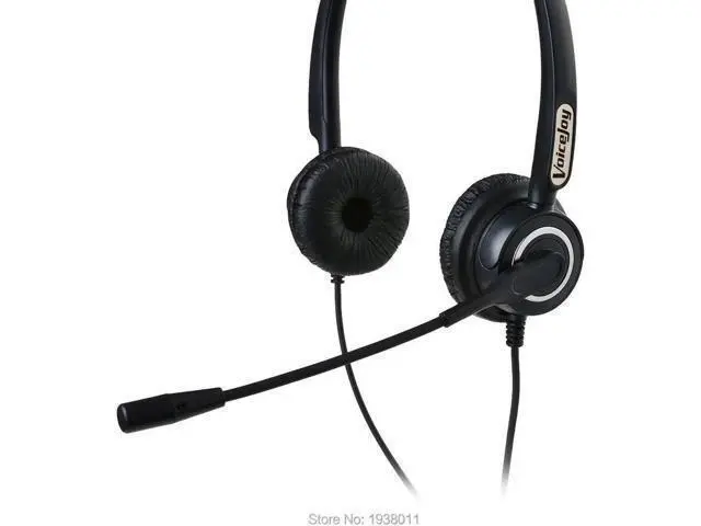 Alt view image 3 of 5 - Professional light weight headset for call center office headset with micophone