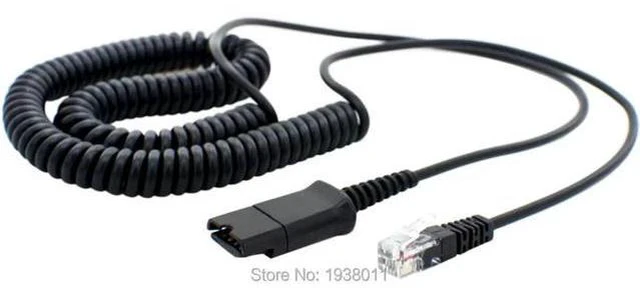 Alt view image 2 of 5 - Monaural RJ9/RJ10 connector headset wtih QD (Quick Disconnect) cable Noise cance