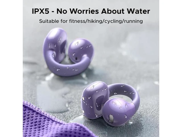 Alt view image 2 of 7 - UGREEN Open Ear Wireless Headphones Bluetooth 5.4, 12mm Driver Sports Earphones