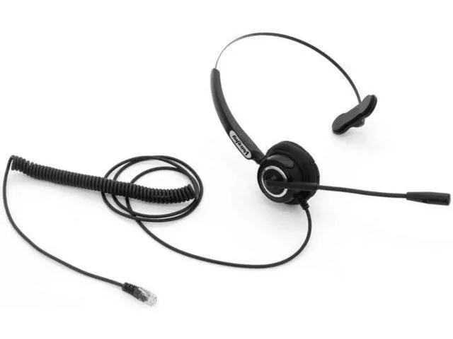 Alt view image 3 of 3 - Call center headset with RJ9 plug office headset with noise canceling microphone
