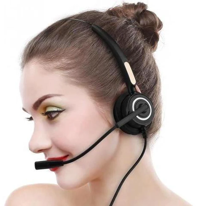 Main image of Fashionable Call Center USB Headset Light Weight Noise Cancelling USB Call Cente