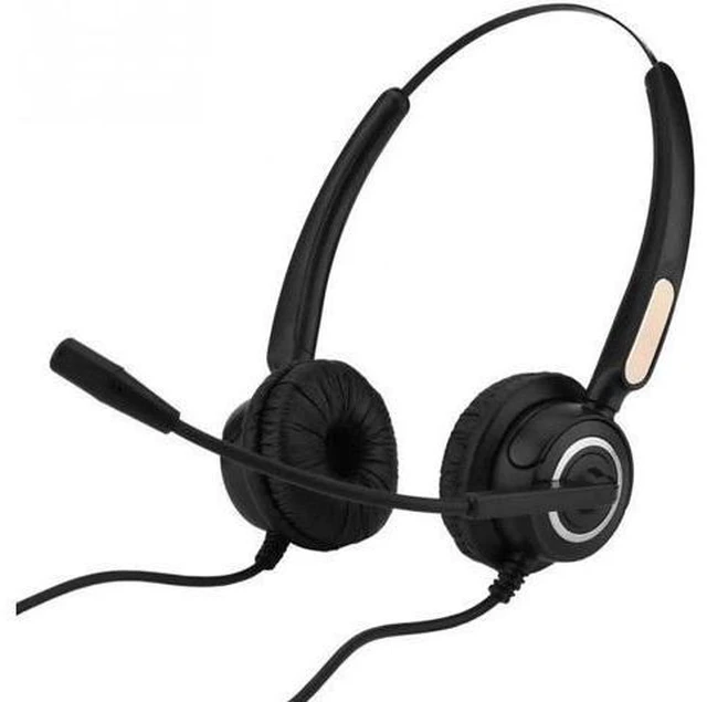 Alt view image 3 of 6 - Fashionable Call Center USB Headset Light Weight Noise Cancelling USB Call Cente