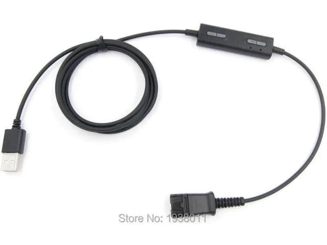 Alt view image 4 of 6 - USB Plug Corded Headphone for laptop,PC,computer, Call Center Noise Cancelling H
