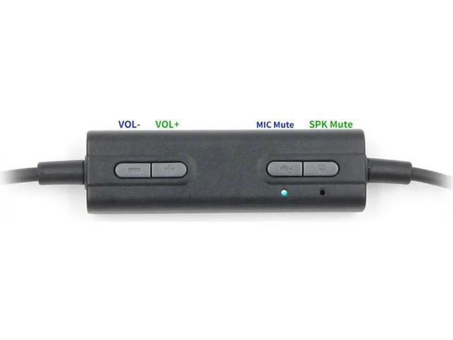 Alt view image 5 of 6 - USB Plug Corded Headphone for laptop,PC,computer, Call Center Noise Cancelling H