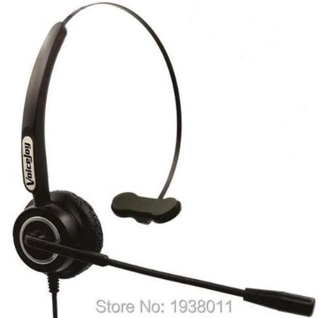 Main image of Call Center Telephone Headset Headphone with Mic for Yealink SIP-T19P T20P T21P