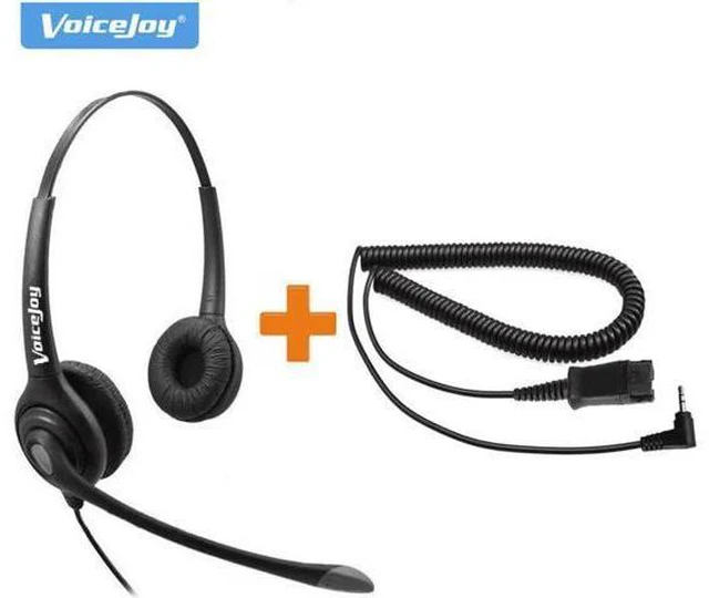 Main image of 2.5mm plug headset phone call center Binaural Anti-noise headset,telephone heads