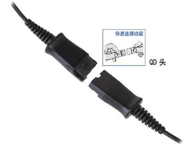 Alt view image 2 of 6 - 2.5mm plug headset phone call center Binaural Anti-noise headset,telephone heads