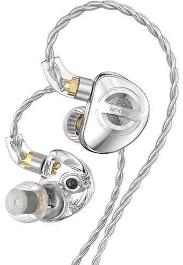 Main image of TRN MT4 Pro in Ear Monitor,Dual Dynamic HiFi Earphones,10mm DLC IEM,6mm Titanium