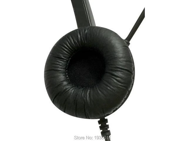 Alt view image 4 of 5 - Volume and Microphone Mute function Call Center corded headset RJ9/RJ11 plug Hea