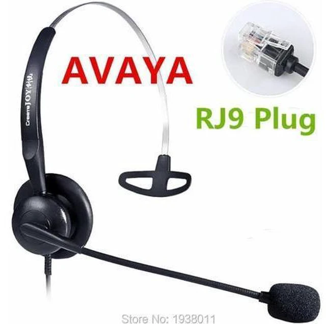 Main image of Headset with mic for Call Center Telephone Headset for AVAYA 1608 1616 9601 9608