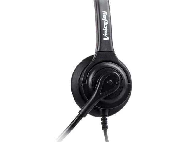 Alt view image 5 of 6 - VoiceJoy Volume+Mute Mic RJ9 headset call center headset For Aastra 6757i Mitel