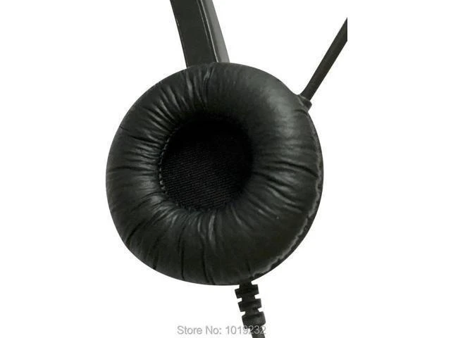 Alt view image 6 of 6 - VoiceJoy Volume+Mute Mic RJ9 headset call center headset For Aastra 6757i Mitel
