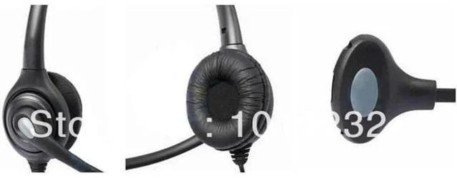Alt view image 6 of 6 - Professional call center headset with 2.5mm plug for CISCO SPA series SPA501, 50