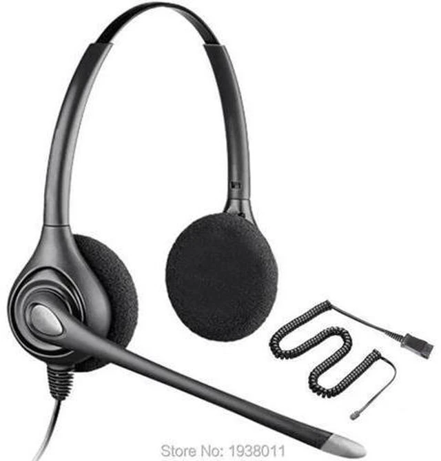 Main image of Binaural RJ9 plug Headset QD office call center telephone headset ,2.5mm or 3.5m