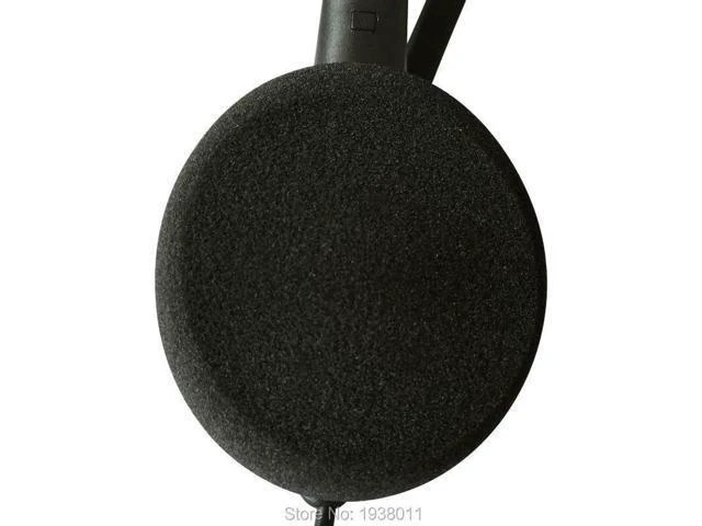 Alt view image 5 of 6 - Binaural RJ9 plug Headset QD office call center telephone headset ,2.5mm or 3.5m
