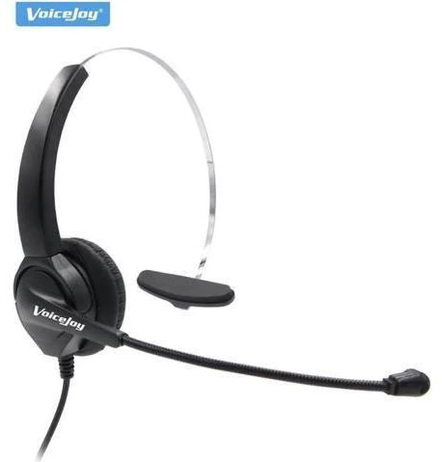 Main image of RJ9 4P4C plug phone Headset for Call Center AVAYA 24XX 46XX Nortel Mitel Aastra
