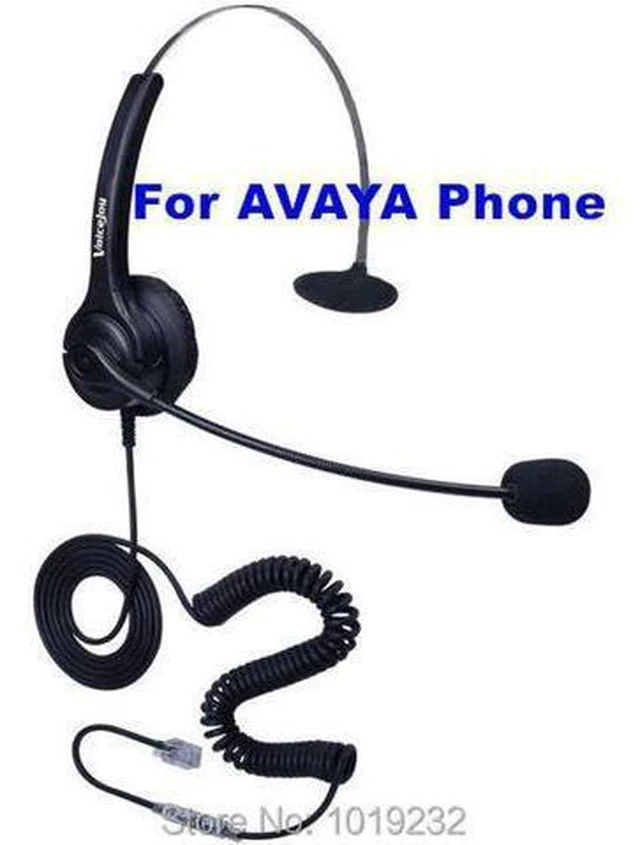 Main image of Call center Office headset RJ9 plug headset for AVAYA Phone 1608 1616 2402 2401