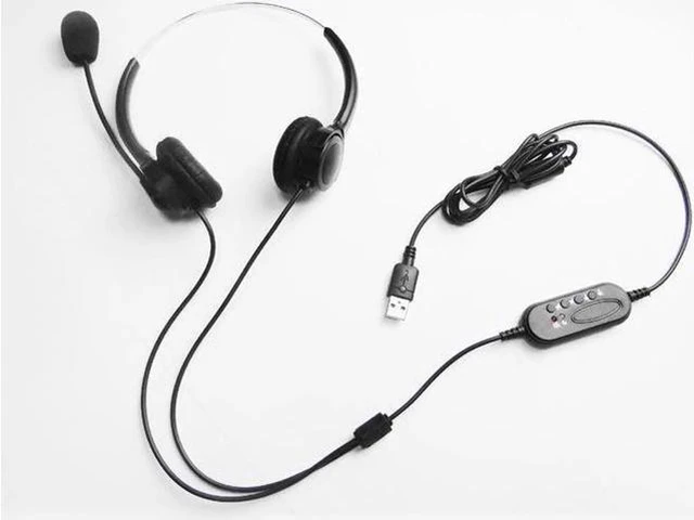 Main image of 2017 Hands- Call Center USB Plug Binaural Surround Stereo Headset with Mic Micro