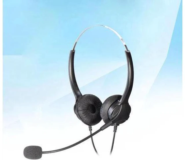 Alt view image 2 of 5 - 2017 Hands- Call Center USB Plug Binaural Surround Stereo Headset with Mic Micro
