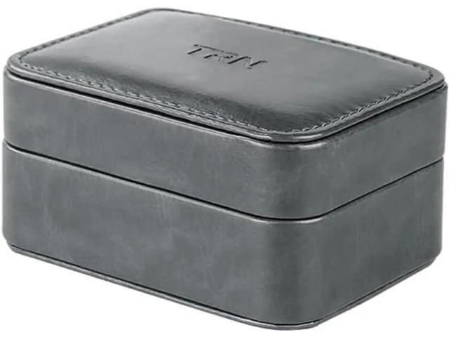 Alt view image 5 of 6 - TRN-MAG IEM Earbud Case,PU Leather Wired Earbuds Case with Clip,3.7 * 2.8 * 1.9