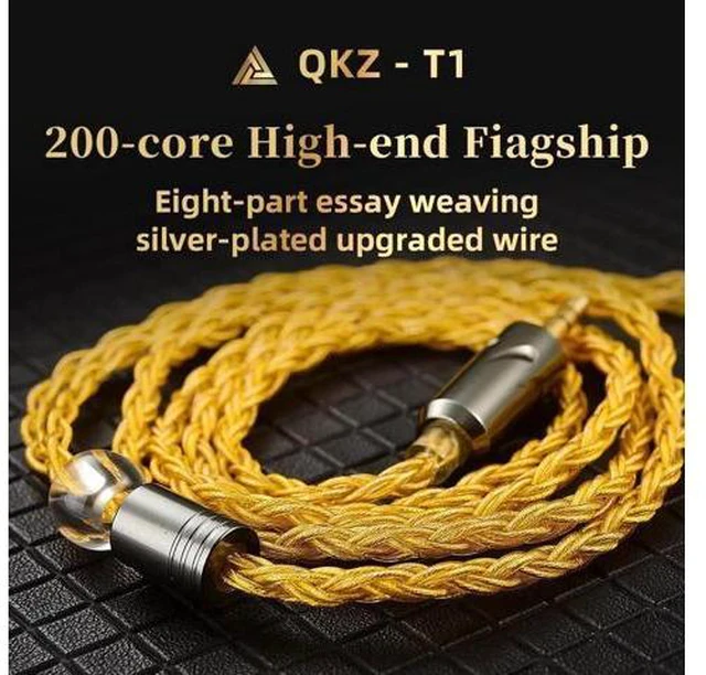 Main image of QKZ Tl Eight-Section Silver Plated Upgrade Cable -Silver Plated Upgrade Cable -3