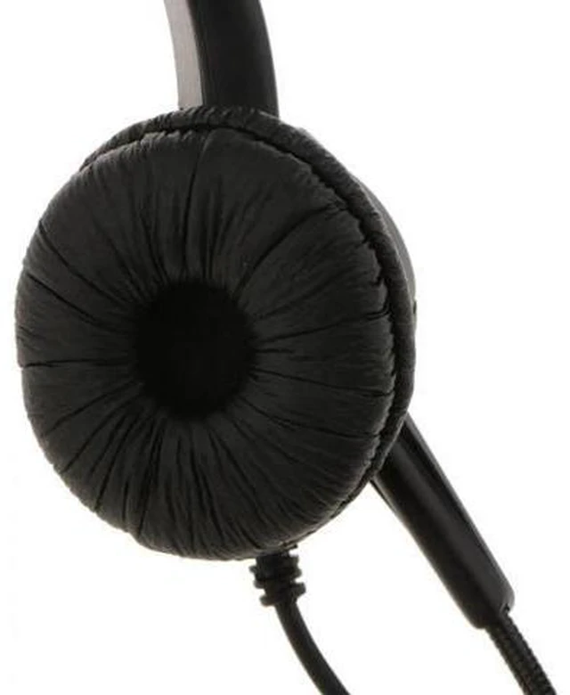 Alt view image 2 of 6 - VD530D Hands- Corded Customer Service Call Center Headset Noise Cancelling with