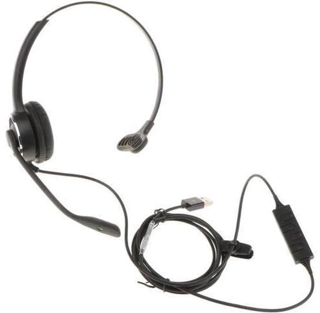Main image of USB Call Center Telephone Headset With Microphone For Landline Office Phones