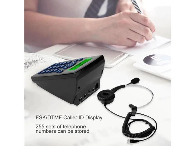 Alt view image 2 of 6 - HT820-300 Customer Service Telephone Caller ID Display Function Call Center Tele