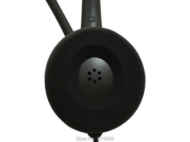Alt view image 2 of 6 - RJ09 RJ11 call center headset with RJ9 plug ,QD cable+ Volume+Mute telephone hea