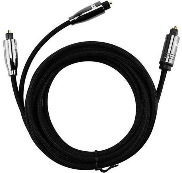 Main image of SPDIF/Toslink Digital Optical Audio Toslink Splitter Cable SPDIF Optical Splitte