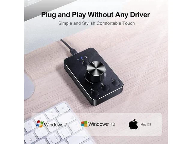 Alt view image 6 of 7 - Controller Knob with 3 Volume Control Modes and One-Click Mute Function Volume C