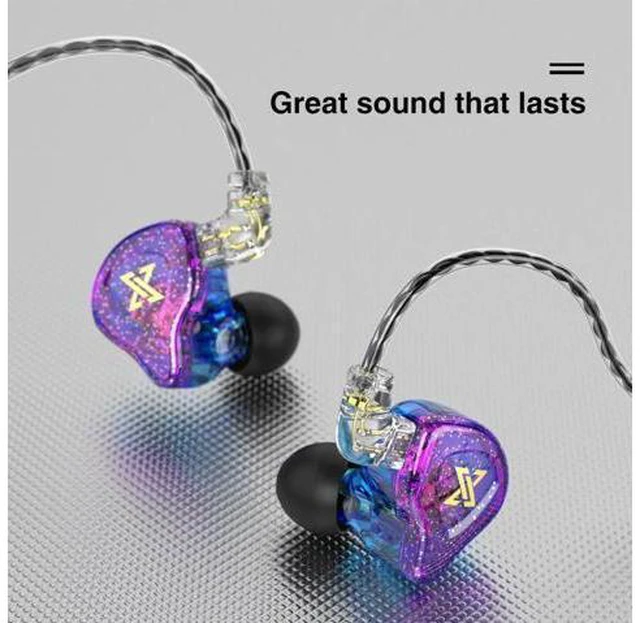 Alt view image 5 of 5 - Aomoproing QKZ AK6 MAX In-ear DynamicTransducer Headphones with HiFi Sound.Deep