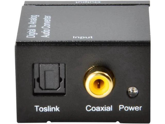 Alt view image 3 of 6 - Digital To Analog Audio Converter Coaxial Optical Toslink to RCA output converte