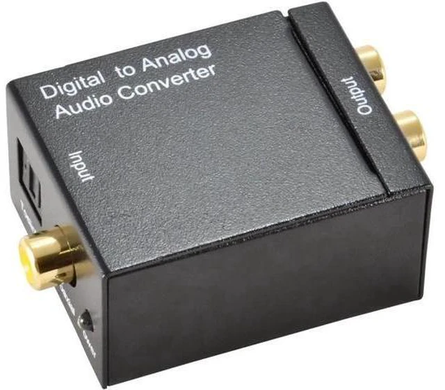 Alt view image 4 of 6 - Digital To Analog Audio Converter Coaxial Optical Toslink to RCA output converte