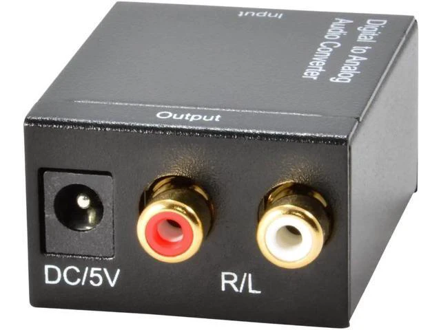 Alt view image 5 of 6 - Digital To Analog Audio Converter Coaxial Optical Toslink to RCA output converte