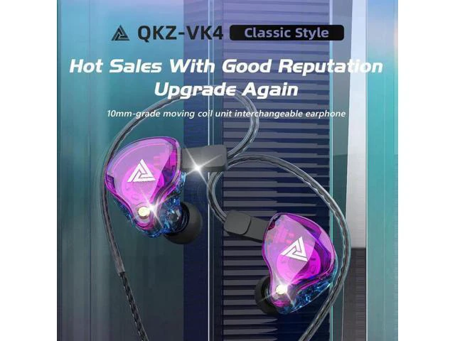 Alt view image 2 of 6 - Aomoproing QKZ/TingshengVK4 mobile phone headphones, sports headphones, in-earwi