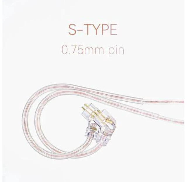 Alt view image 3 of 6 - QKZ A3 silver Plating Upgrade Cable - Dual-Pair Headphone Upgrade Cable - HiFl H